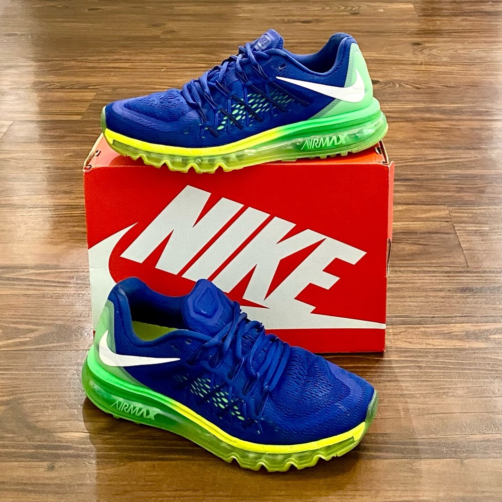 Nike Air Max Deep Royal Volt - Men's Size 8.5